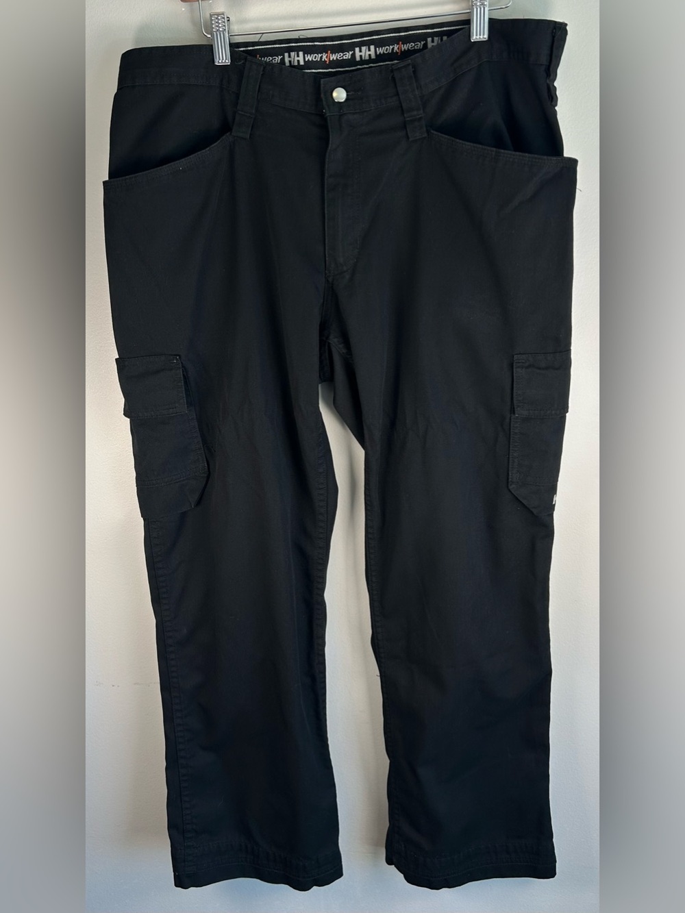 Helly Hansen Men’s Cargo Pants 38X29 Black Manchester Service Utility Workwear